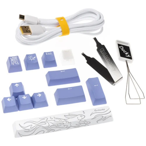 Klawiatura Ducky One 3 Aura White Mini RGB - MX-Speed-Silver (US)
