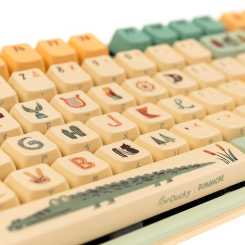 Klawiatura Ducky x Dimanche One 2 Pro Piotruś Pan - Varmilo V2 Iris (US)