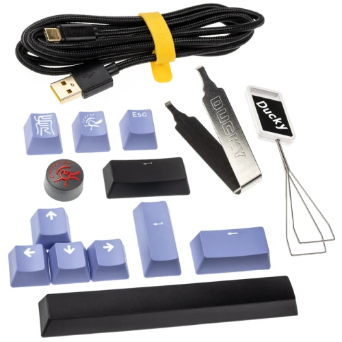 Klawiatura Ducky One 3 Classic Black/White Mini RGB - MX-Black (US)