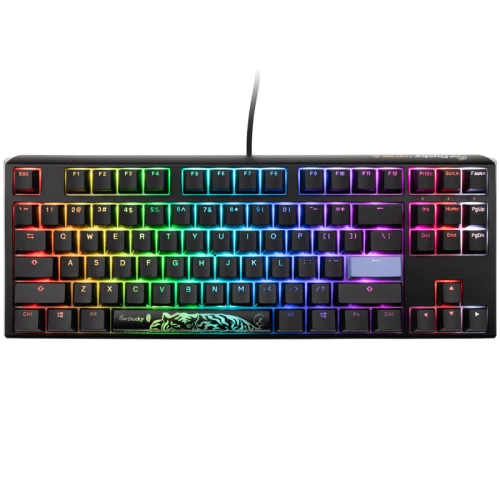 Klawiatura Ducky One 3 Classic Black/White TKL RGB - MX-Silent-Red (US)