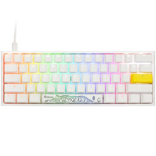 Klawiatura Ducky One 2 Pro Mini White Edition RGB - Kailh Brown (US)