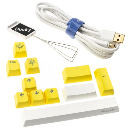 Klawiatura Ducky One 2 Pro Mini White Edition RGB - Kailh Brown (US)