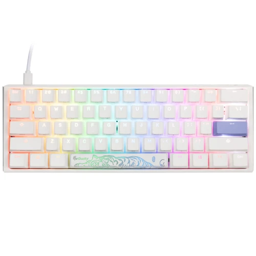 Klawiatura Ducky One 3 Classic Pure White Mini RGB - MX-Red (US)