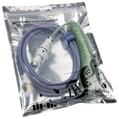 Kabel do klawiatury Ducky Premicord Iris USB (Typ C do Typ A) - 1,8M
