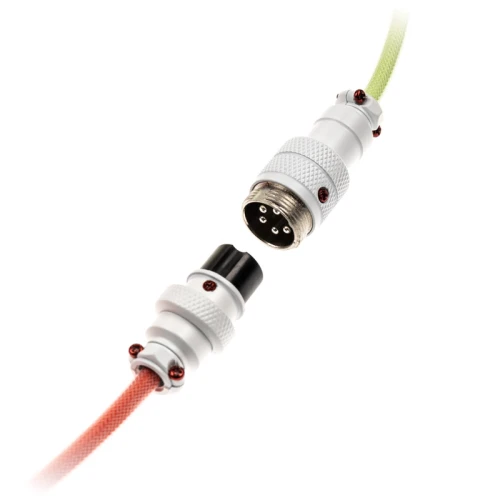 Kabel do klawiatury Ducky Premicord Strawberry Frog (USB Typ C do Typ A) - 1,8M