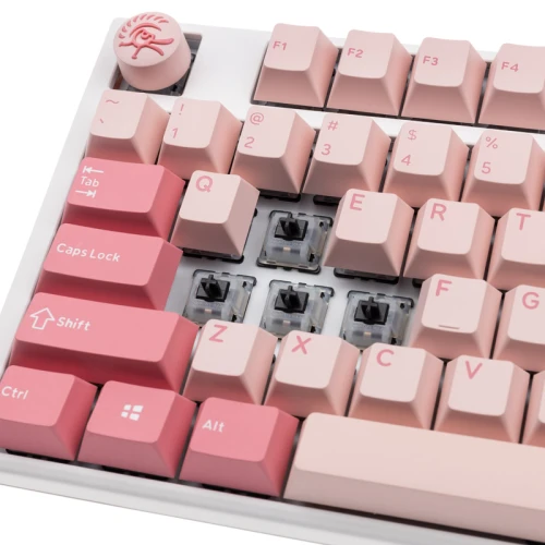 Klawiatura Ducky One 3 Gossamer Pink - MX-Black Clear Top (US)