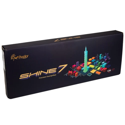 Klawiatura Ducky Shine 7 PBT - MX-Black  (US) RGB