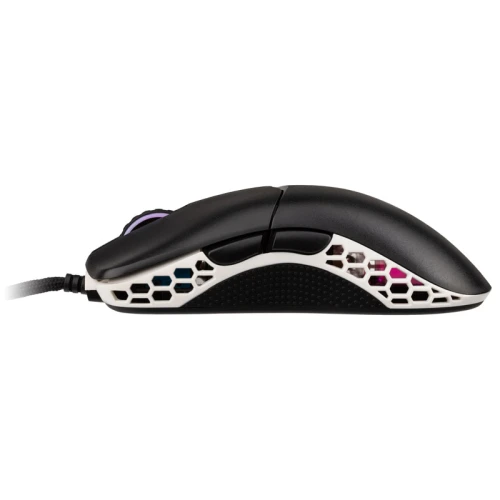 Mysz Ducky Feather ARGB - Huano Switches, Czarno-biała