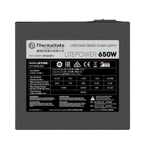 Zasilacz Thermaltake Litepower II Black 650W