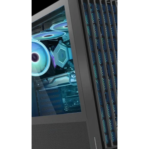 Obudowa Modecom Breeze ARGB Flow Midi Tempered Glass Black