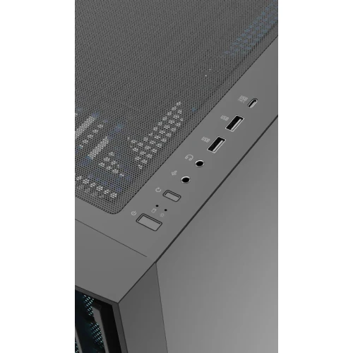 Obudowa Modecom Breeze ARGB Flow Midi Tempered Glass Black