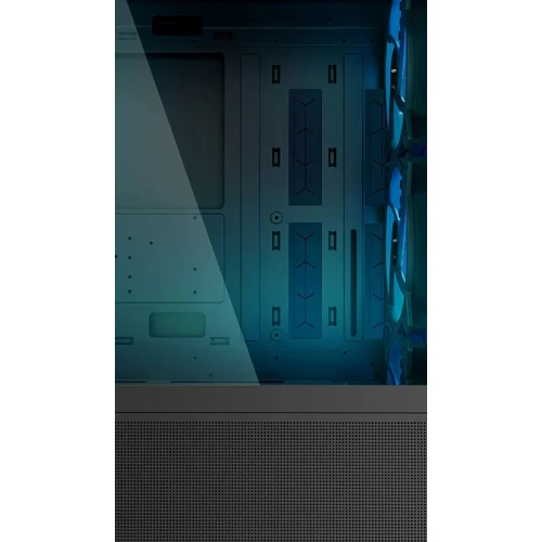 Obudowa Modecom Breeze ARGB Flow Midi Tempered Glass Black