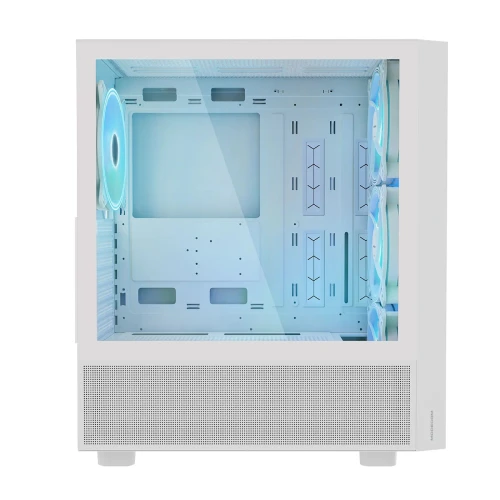Obudowa Modecom Breeze ARGB Flow Midi Tempered Glass White