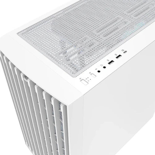 Obudowa Modecom Breeze ARGB Flow Midi Tempered Glass White