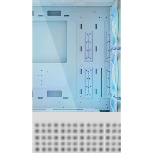 Obudowa Modecom Breeze ARGB Flow Midi Tempered Glass White