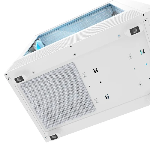 Obudowa Modecom Breeze ARGB Flow Midi Tempered Glass White