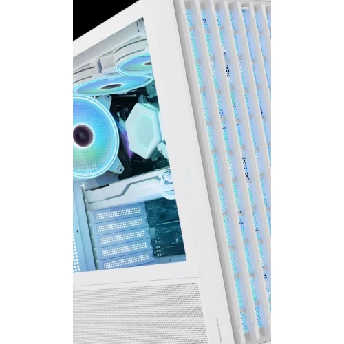 Obudowa Modecom Breeze ARGB Flow Midi Tempered Glass White
