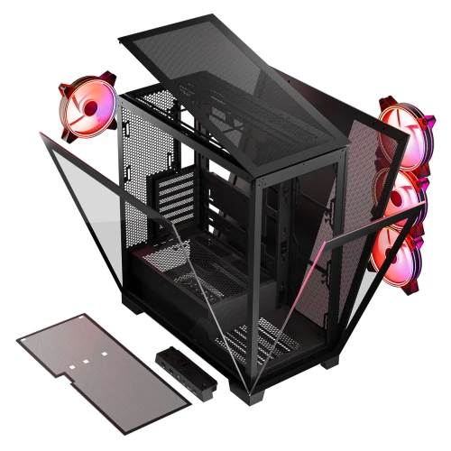 Obudowa Modecom Volcano Space Apex ARGB Midi Black