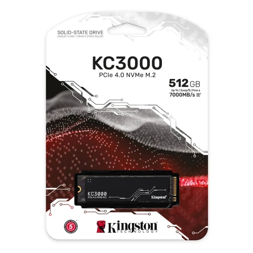 Dysk SSD Kingston KC3000 512GB NVMe M.2 2280 7000/3900MB/s