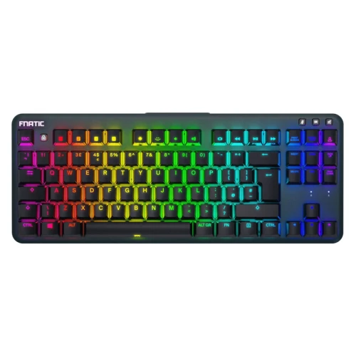Klawiatura Fnatic miniSTREAK TKL RGB Kailh Speed Silver