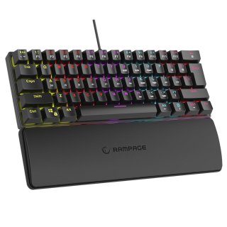 Klawiatura Rampage PLOWER K60 RGB Black Blue Switch