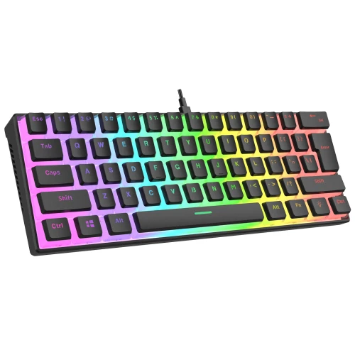 Klawiatura Rampage RADIANT K11 Pudding Black Red Switch