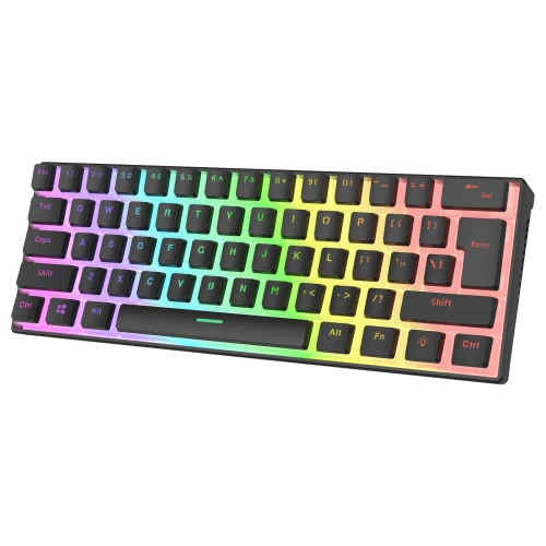Klawiatura Rampage RADIANT K11 Pudding Black Red Switch