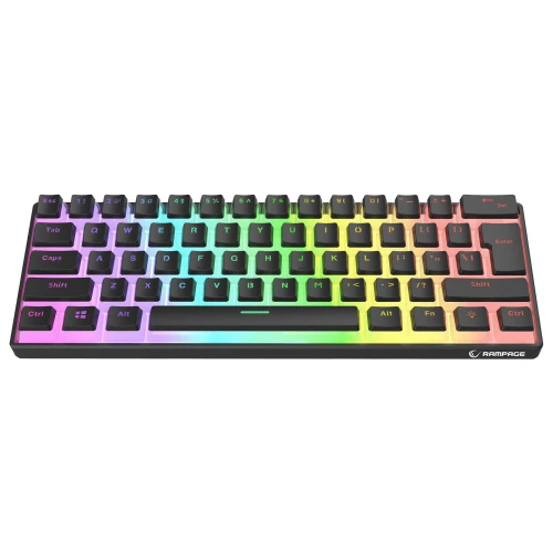 Klawiatura Rampage RADIANT K11 Pudding Black Red Switch