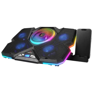 Podstawka chłodząca do laptopa Rampage Breeze S50 RGB LCD