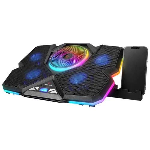 Podstawka chłodząca do laptopa Rampage Breeze S50 RGB LCD