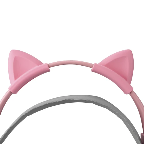 Słuchawki Rampage RM-K91 X-CATTY Pink USB 7.1 RGB