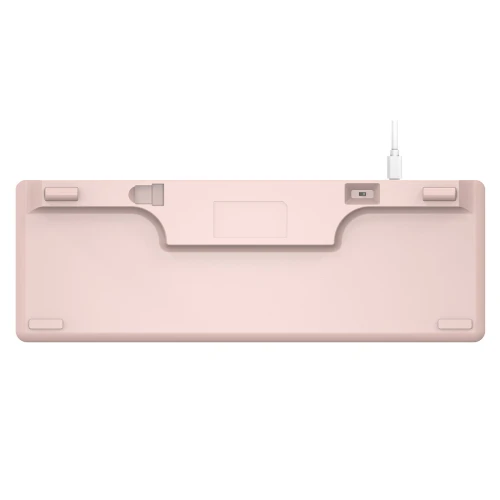 Klawiatura Rampage REBEL Pink Low Profile Red Switch