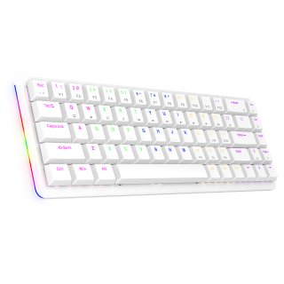 Klawiatura Rampage REBEL White Low Profile Red Switch
