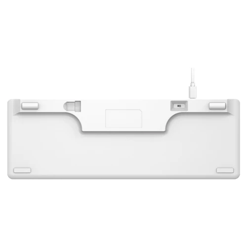 Klawiatura Rampage REBEL White Low Profile Red Switch