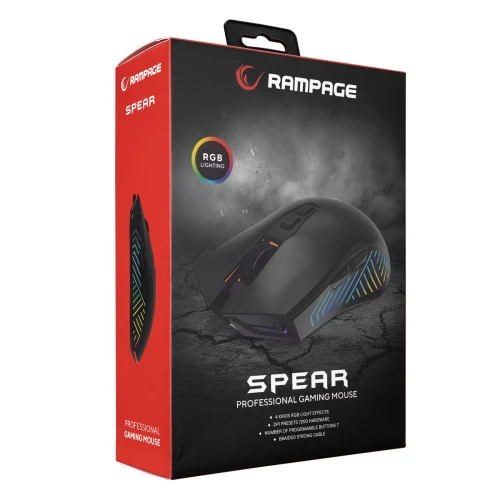 Mysz Rampage Rampage SMX-G68 SPEAR V2 RGB