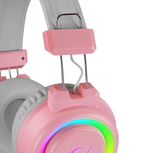 Słuchawki Rampage SN-R10 ALQUIST Pink RGB
