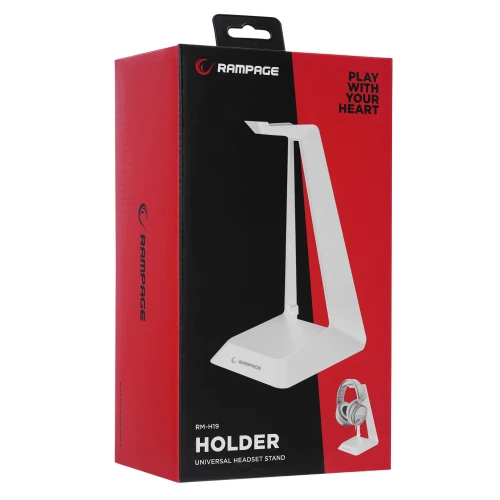 Stojak na słuchawki Rampage RM-H19 HOLDER Biały