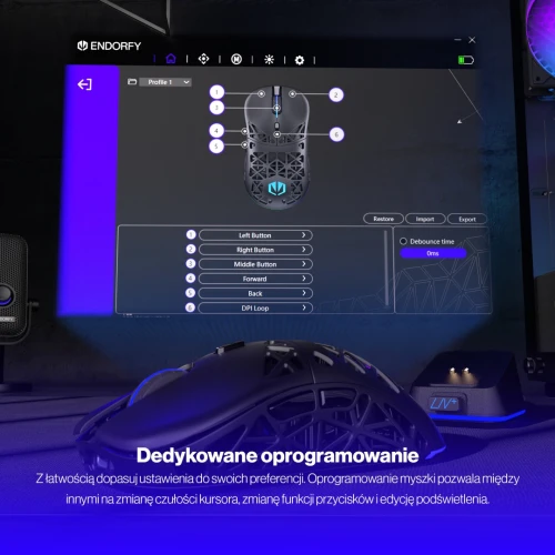 Mysz ENDORFY LIV Plus Wireless