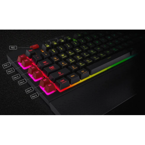 Klawiatura Redragon K512 Shiva Black RGB