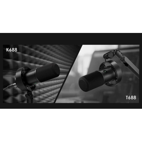 Mikrofon dynamiczny Fifine T688 USB XLR ze statywem