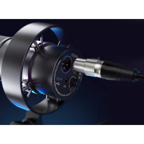 Mikrofon dynamiczny Fifine T688 USB XLR ze statywem