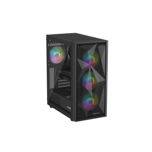Obudowa Genesis Diaxid 605 ARGB Tempered Glass Black