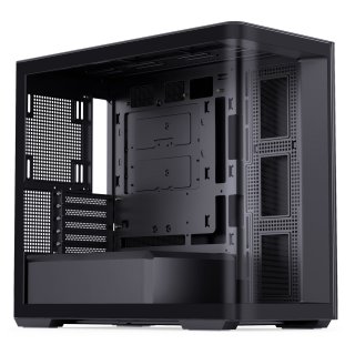 Obudowa Jonsbo D300 Midi-Tower, mATX, 270 Grad, Tempered Glass - schwarz