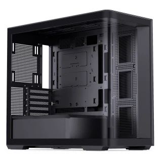 Obudowa Jonsbo D300 Midi-Tower, mATX, 270 Grad, Tempered Glass - schwarz
