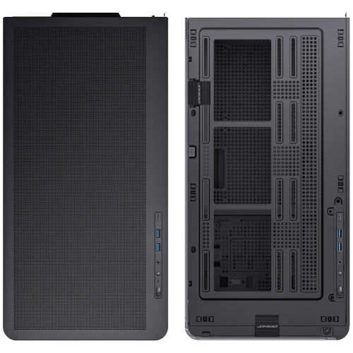 Obudowa Jonsbo D300 Midi-Tower, mATX, 270 Grad, Tempered Glass - schwarz