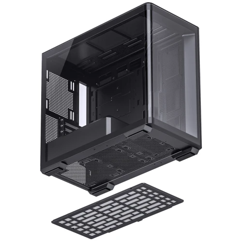 Obudowa Jonsbo D300 Midi-Tower, mATX, 270 Grad, Tempered Glass - schwarz