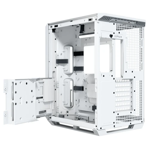 Obudowa APNX V1 Tempered Glass - Wood White