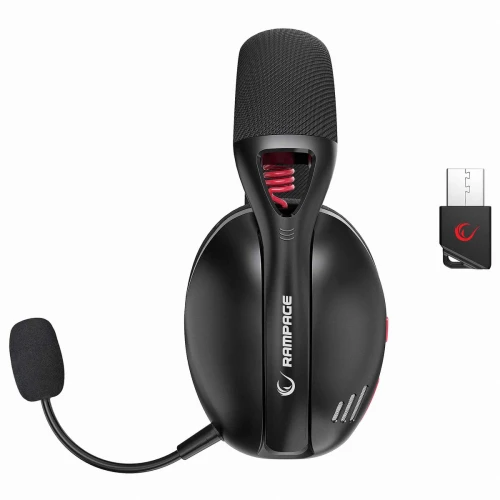 Słuchawki Rampage CRACK H11 Black USB 7.1 Wireless