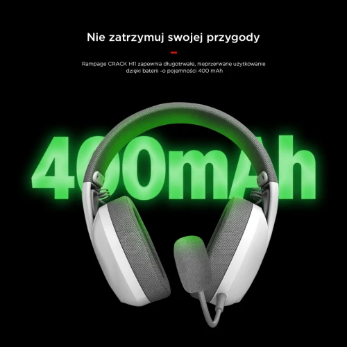 Słuchawki Rampage CRACK H11 Black USB 7.1 Wireless