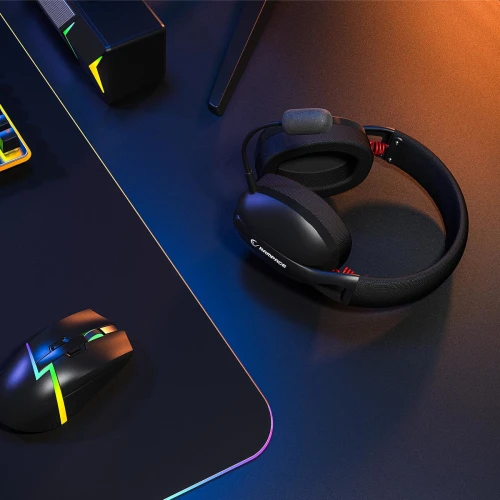 Słuchawki Rampage CRACK H11 Black USB 7.1 Wireless